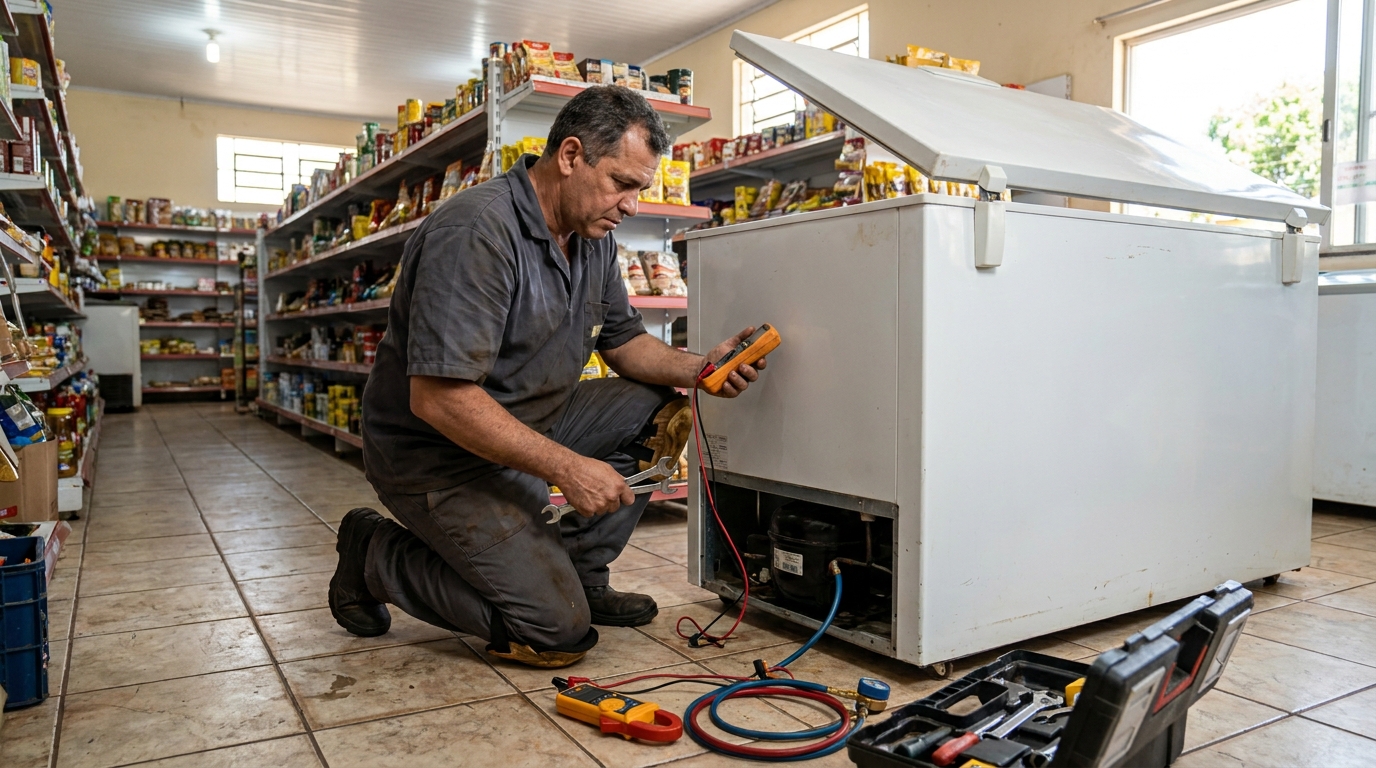 Manutenção em Motor Ventilador em Uberaba‑MG